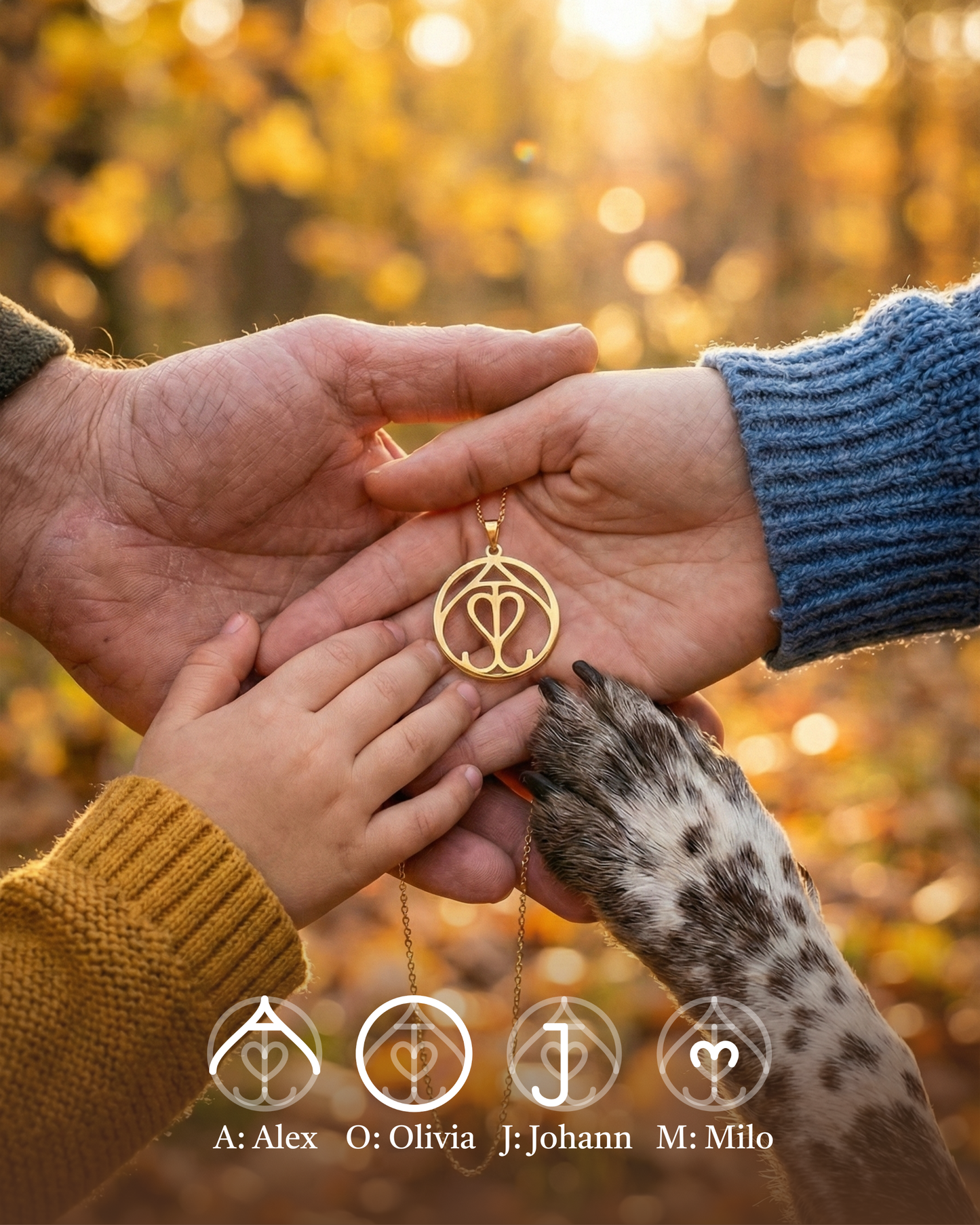 Collana Iniziali Famiglia – Un legame eterno