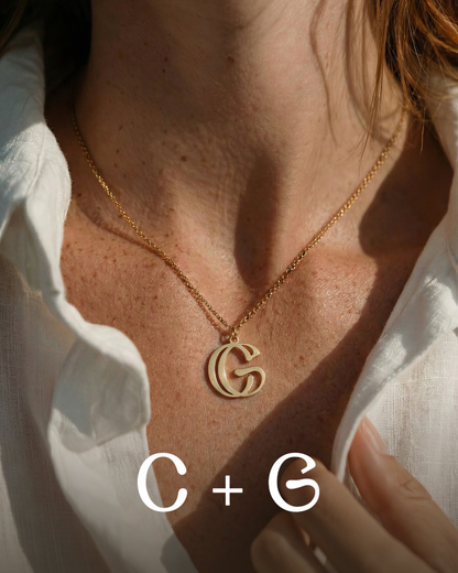 Collana Iniziali Intrecciate – Ogni iniziale, una storia