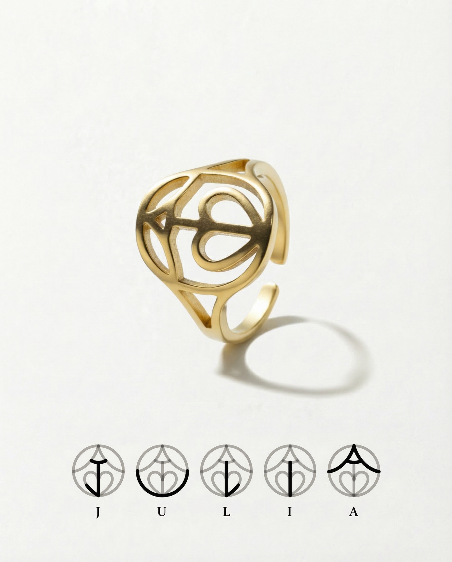 L'Anello Monogramma – Le tue lettere, la tua storia