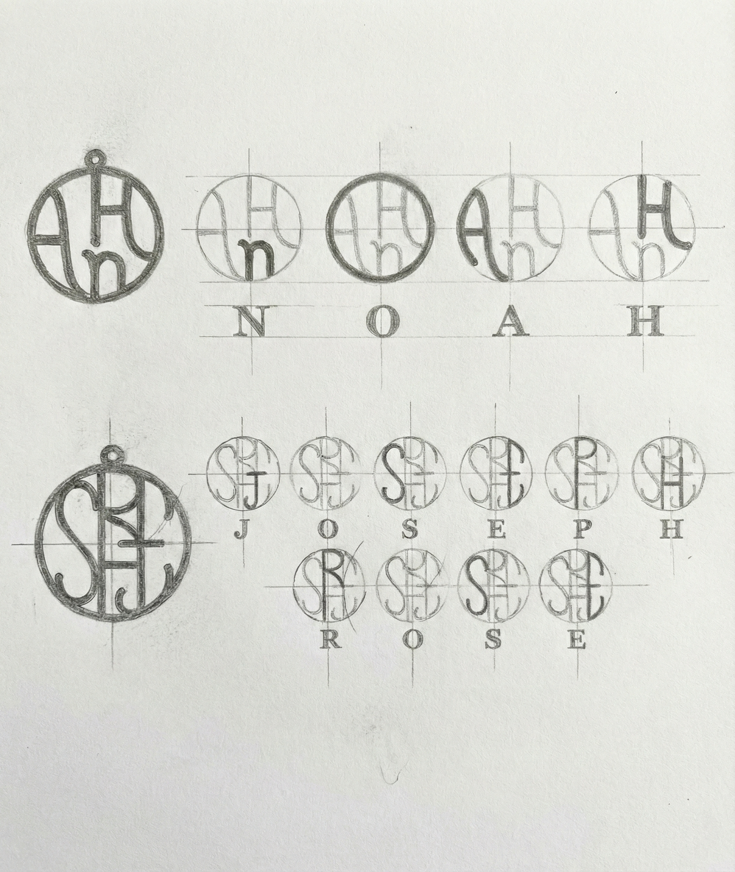 Portachiavi Monogramma su misura