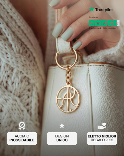 Portachiavi Monogramma su misura